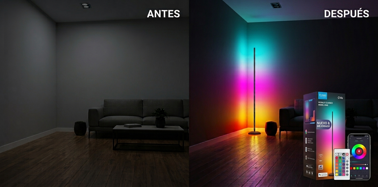 Ilumina Tu Mundo — Barra LED RGB Musical y Control por App