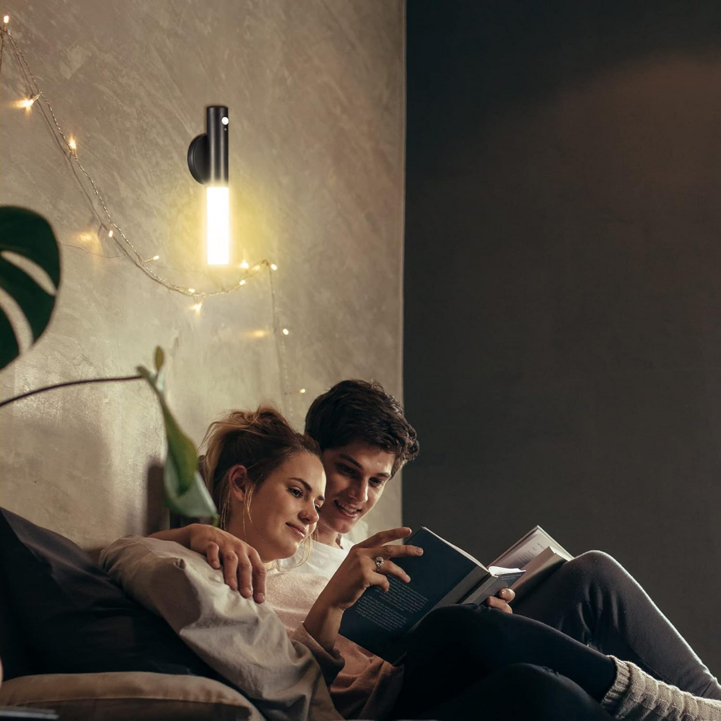 Nunca Más a Oscuras — Lámpara Sensor + Linterna Recargable